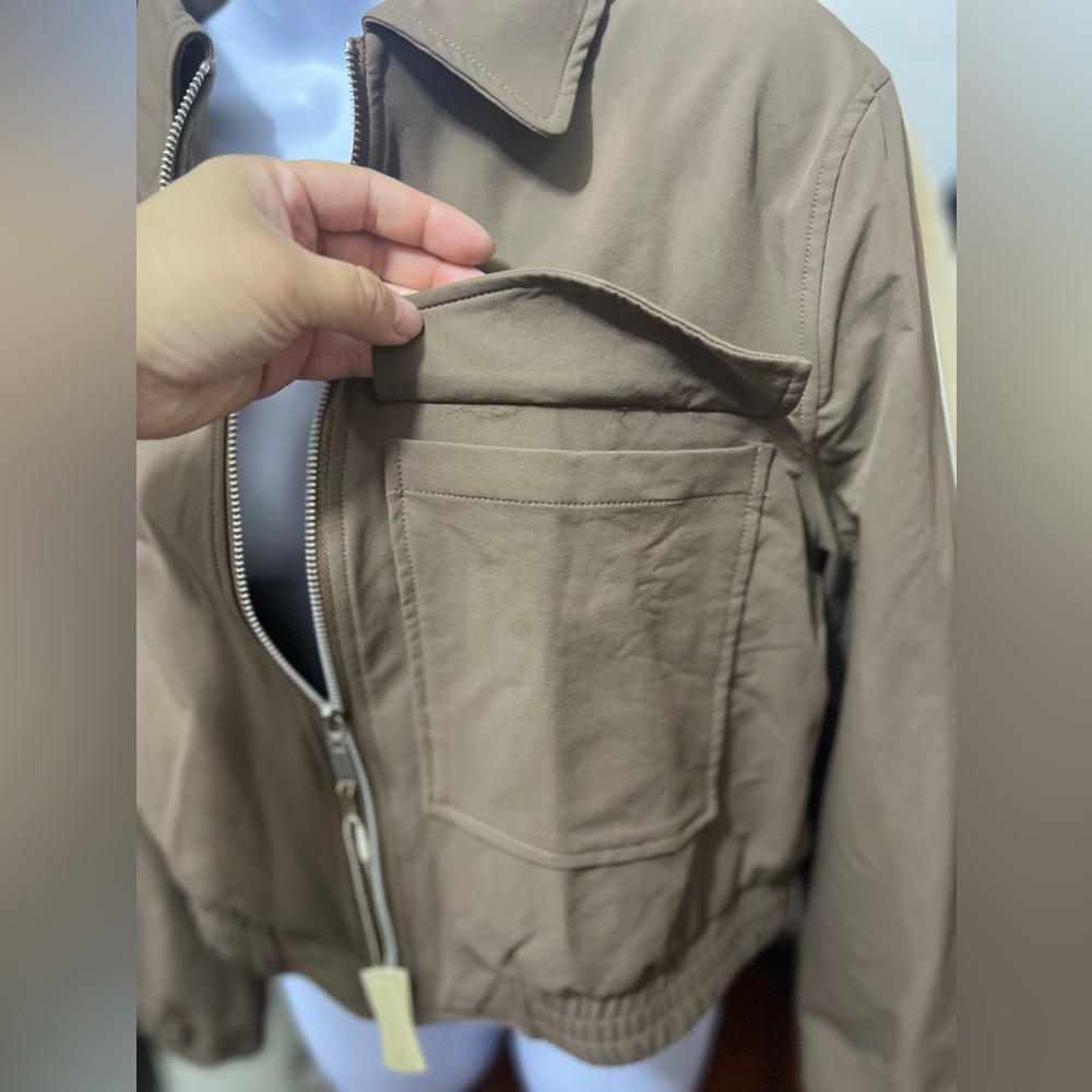OGL Waterproof Collared Cropped Jacket - Picture 5 of 5